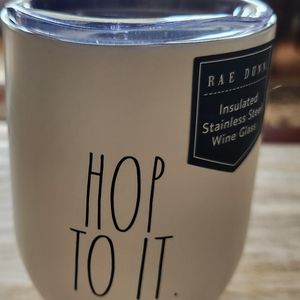 New Rae Dunn Stainless Steel wine cup